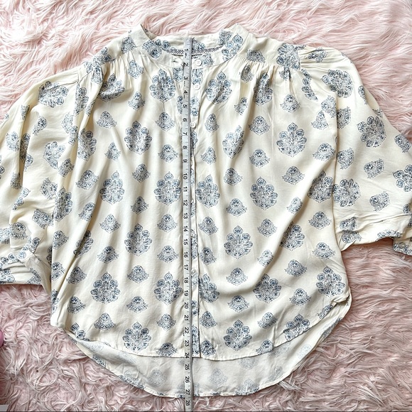 NEW - BISHOP + YOUNG Cream Pascal Dolman Sleeve Top - Size Medium - Picture 7 of 7